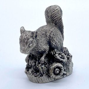 The Squirrel by Jane Lunger Metal Figurine Collectible